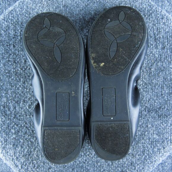 Dexflex Comfort Women Ballet Shoes Size 11 Medium Black Synthetic Slip On - Picture 7 of 9